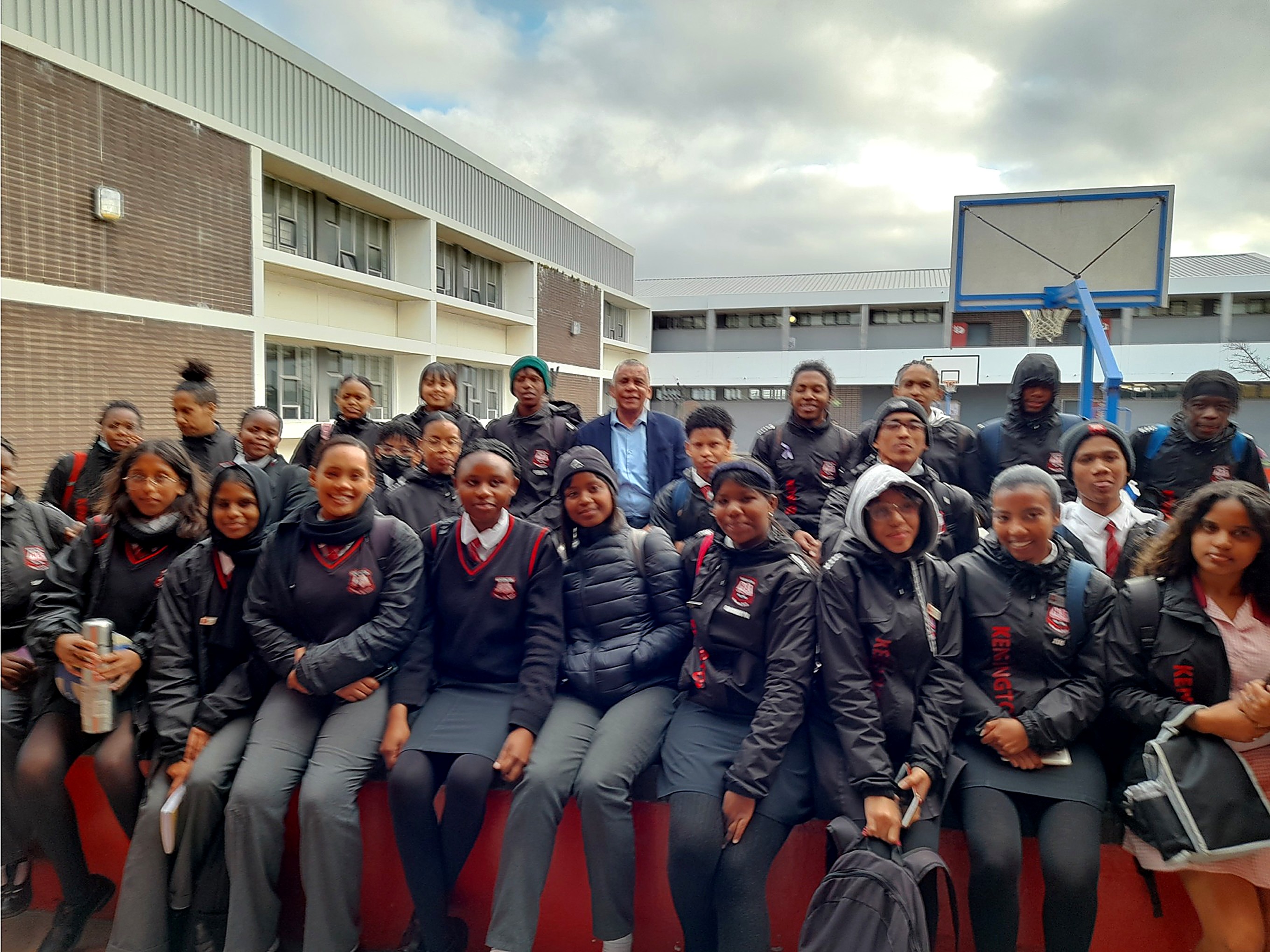 Workshop group at Kensington High School